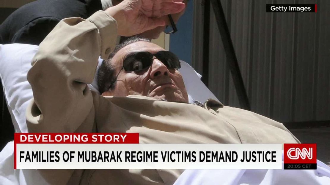 Mubarak has had heart problems and stomach cancer since leaving office, sometimes appearing in the courtroom on a stretcher.