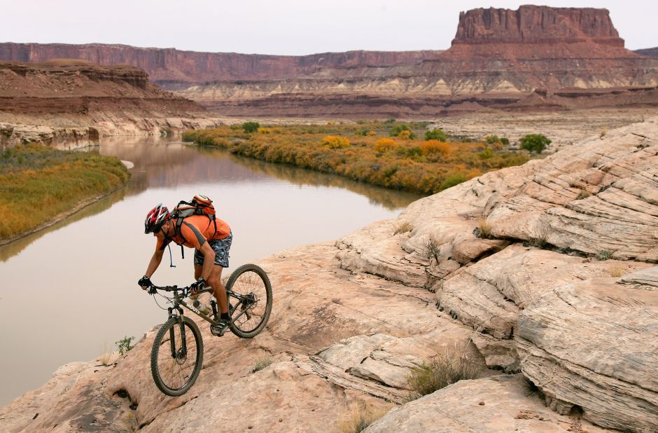 Utah, home of the White Rim Trail in Canyonlands National Park, moved up three spots in 2015 to No. 5.