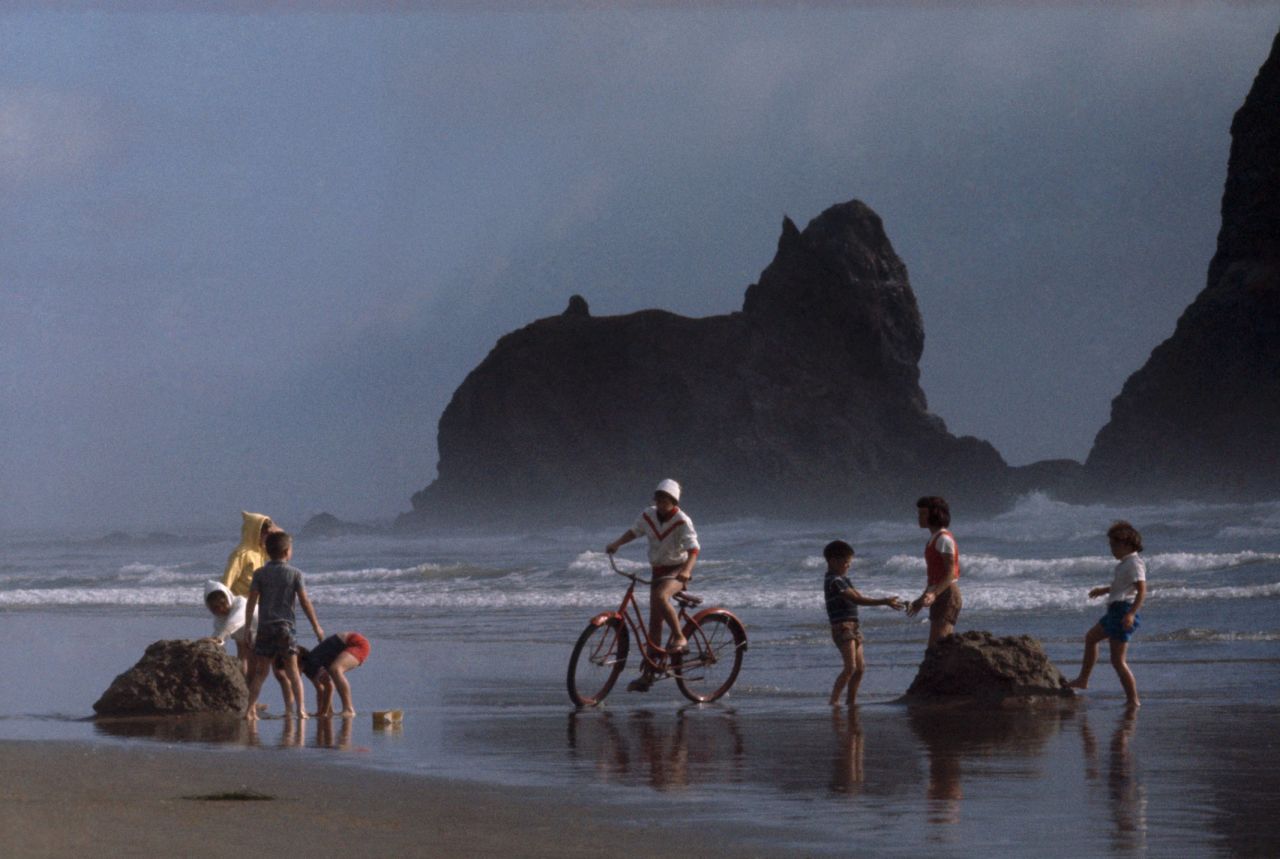 Oregon, where cyclists ride on Cannon Beach, slid one spot from No. 5 to No. 6 in 2015.