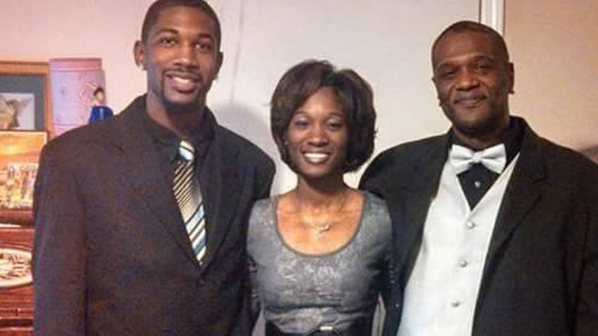 Liquori Tate, left,  was one of two police officers killed Saturday night in Hattiesburg, Mississippi.