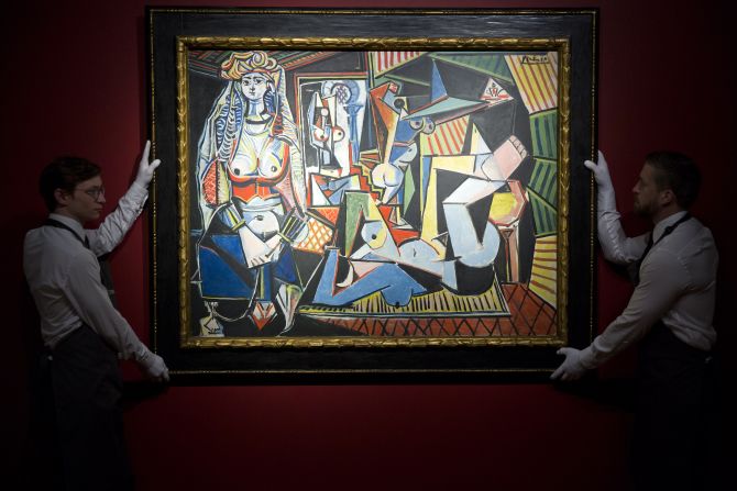 Picasso's "<a href="index.php?page=&url=http%3A%2F%2Fmoney.cnn.com%2F2015%2F05%2F10%2Fluxury%2Fpicasso-auction-new-record%2Findex.html" target="_blank">Les femmes d'Alger (Version 'O')</a>" went under the hammer Monday, May 11, at Christie's in New York. The Picasso sold for a record $179,365,000.