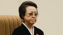 In this Dec. 16, 2012 photo, Kim Kyong Hui, who is North Korean leader Kim Jong Un's aunt, attends a national memorial service on the eve of the first anniversary of the death of late leader Kim Jong Il in Pyongyang, North Korea. (AP Photo/Kyodo News/AP) JAPAN OUT, MANDATORY CREDIT
