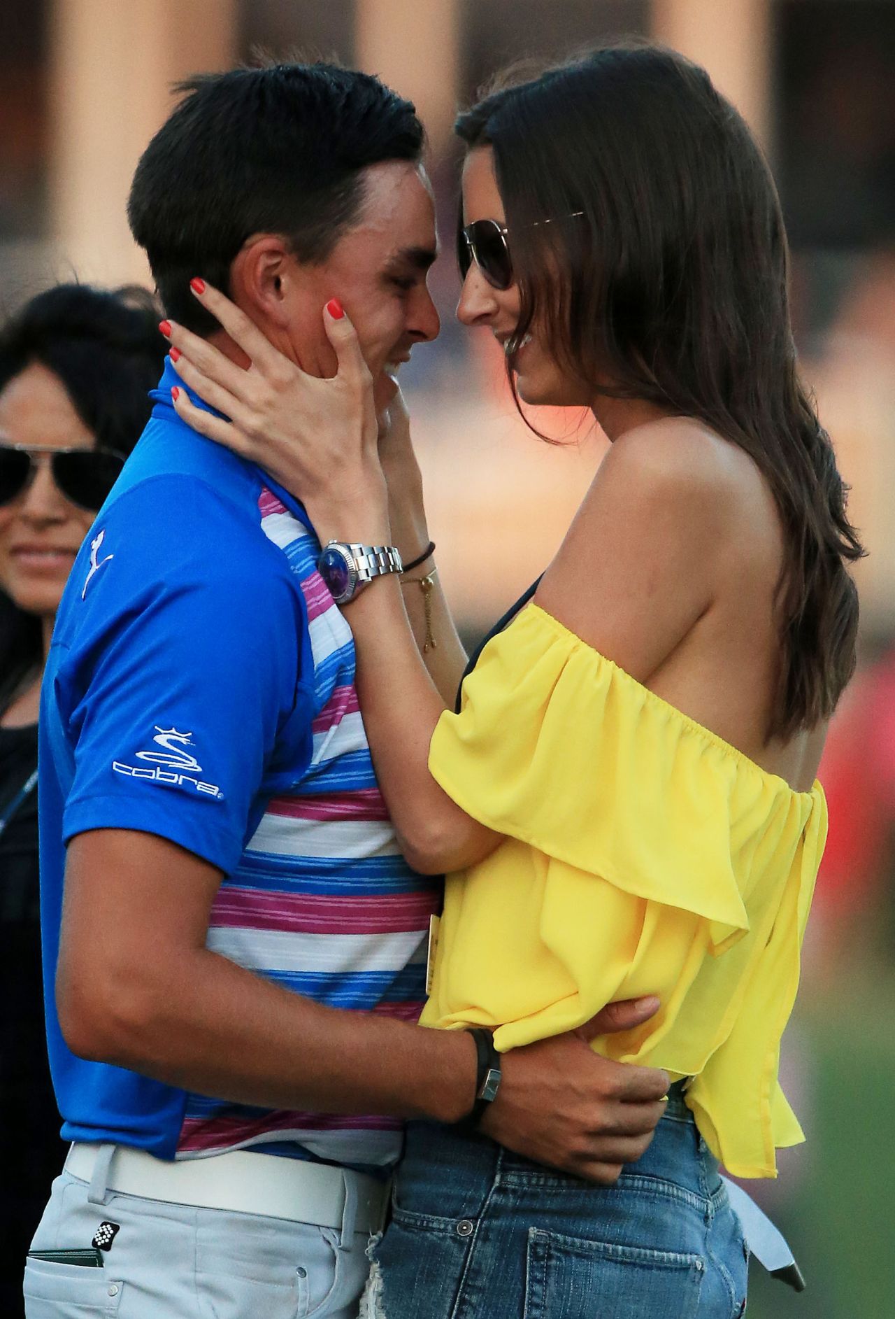 Golf's new power couple? Fowler only has eyes for Randock after winning at TPC Sawgrass.