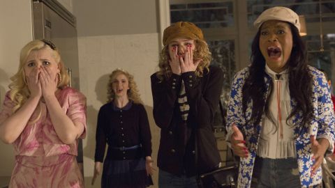 Abigail Breslin, left, and Keke Palmer, right, are among the stars (along with Lea Michele, Emma Roberts and Ariana Grande) on Fox's new comedy-horror series "Scream Queens," from "Glee" co-creator Ryan Murphy. It will air Tuesdays at 9 p.m. ET in the fall.