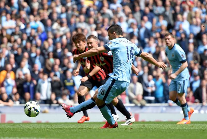 A positive for City? It still benefits from the services of Sergio Aguero, last season's top scorer. 