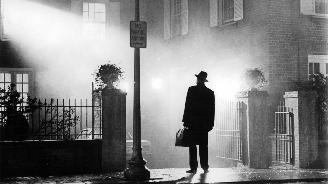 "The Exorcist," based off the best-selling novel by William Peter Blatty about a demonically possessed 12-year-old girl, was released in December 1973. It went on to become one of the most popular films of all time. It was the first horror film to be nominated for a Best Picture Oscar, and Blatty won the Academy Award for Best Adapted Screenplay.