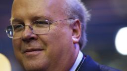 Karl Rove, former Deputy Chief of Staff and Senior Policy Advisor to U.S. President George W. Bush, walks on the floor before the start of the second day of the Republican National Convention at the Tampa Bay Times Forum on August 28, 2012 in Tampa, Florida. 