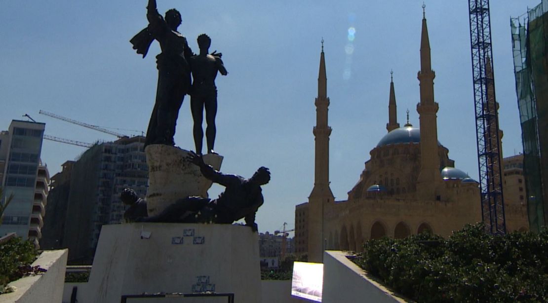 In the heart of Beirut city lies the historic reminder of the country's war-torn past.