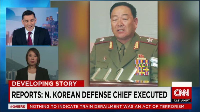 North Korea Publicly Executes Defense Minister | CNN