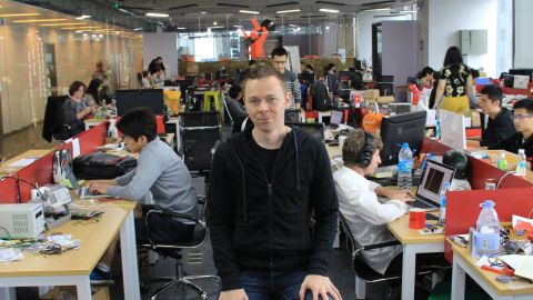 Cyril Ebersweiler is the 36-year-old founder and managing director of Haxlr8r -- a Shenzhen-based hardware start-up accelerator.