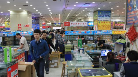 Shenzhen is home to Huaqiang Electronics World, where traders sell the circuit boards, LEDs, bolts and screws that go into the world's electronic gadgets. 