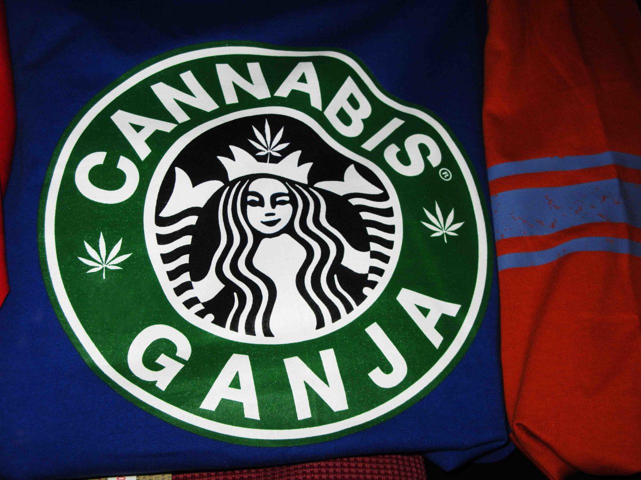 Unauthorized use of Starbucks logo.