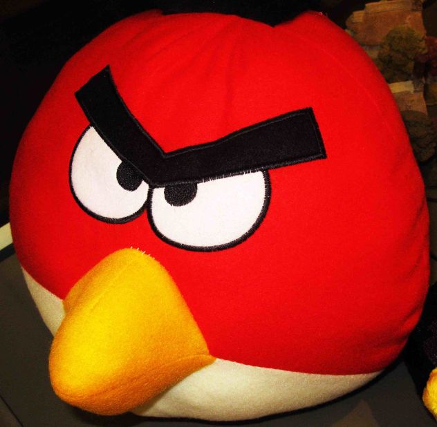 This imitation Angry Birds pillow shows how some people "just change the way they use their skill for producing handicrafts, to producing counterfeit products," says intellectual property lawyer Suebsiri Taweepon.