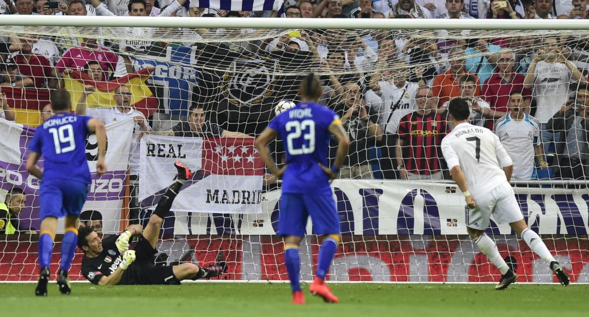 Cristiano Ronaldo (right) had given Real hope of overturning a 2-1 first-leg deficit when his first-half penalty put the home side ahead on away goals.