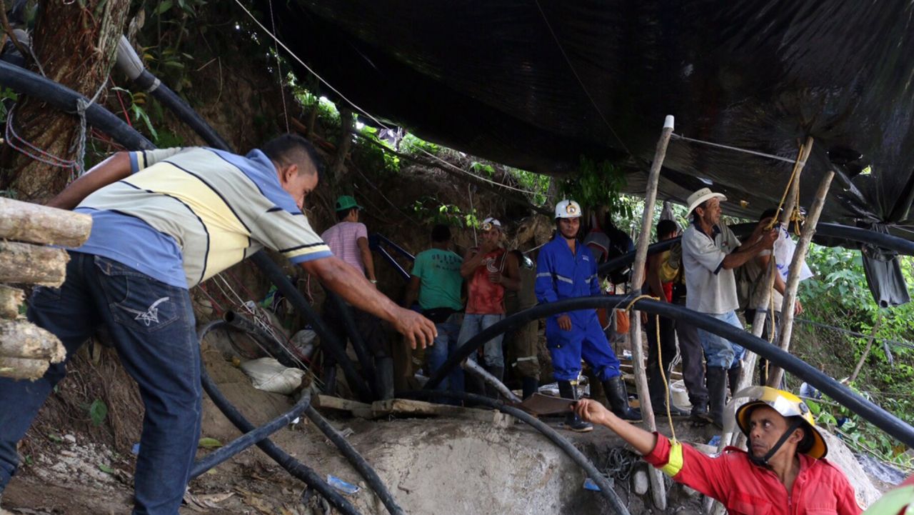 CNNE getty colombia workers trapped in illegal gold mine in caldas province