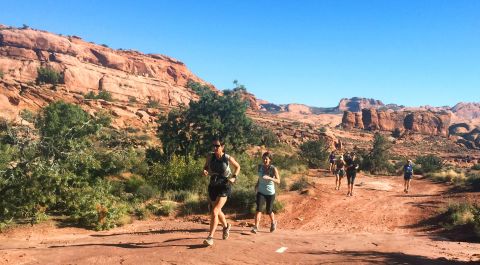 The Run Wild Retreats Moab Mindful Running Retreat takes place mid-October in Moab, Utah.