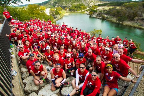 The Team RWB Trail Running Camp occurs in mid-October in Rocksprings, Texas.