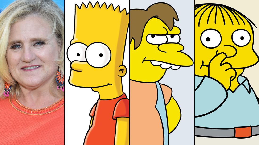 Nancy Cartwright gives voice to Bart Simpson, Nelson Muntz and Ralph Wiggum, as well as others.