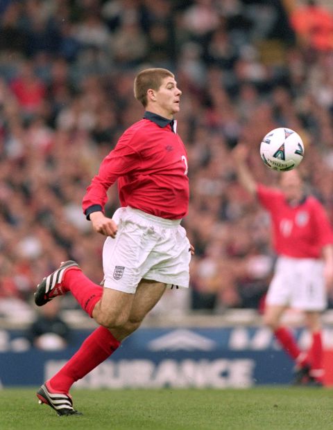 England manager Kevin Keegan gave Gerrard his international debut in 2000 during a friendly match with Ukraine. He would go on to play at Euro 2000 and was one of few positives from a tournament that saw England crash out in the group stages.