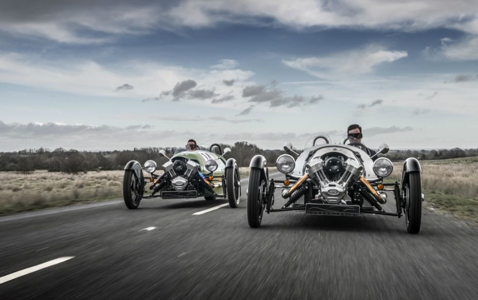 The three-wheelers account for over half of all Morgans sold around the world.