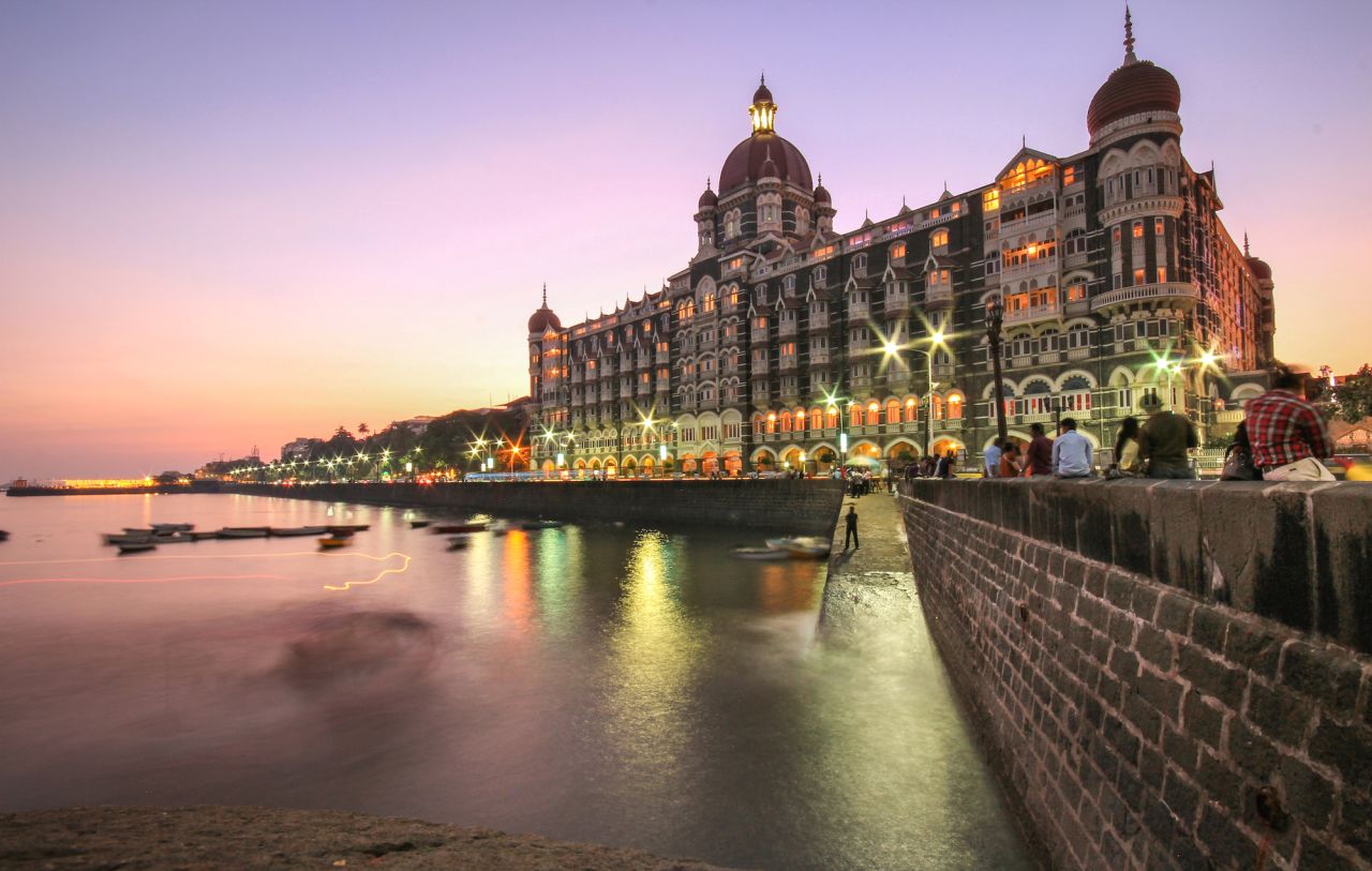 Built in 1903, the Taj Mahal Palace is Mumbai's first harbor landmark, the site of the first licensed bar in the city (the Harbour Bar, which still stands) and the first hotel in India to have steam elevators.
