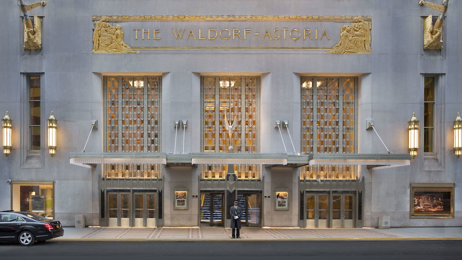 Located on Park Avenue, the Waldorf-Astoria has hosted every U.S. president from Hoover to Obama and even features a "secret" train platform beneath the hotel, used by high-security VIP guests such as Franklin Delano Roosevelt. (It is no longer operational).
