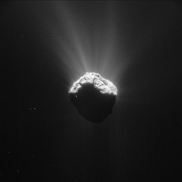 This image of Comet 67P/Churyumov-Gerasimenko was taken on April 15, 2015.