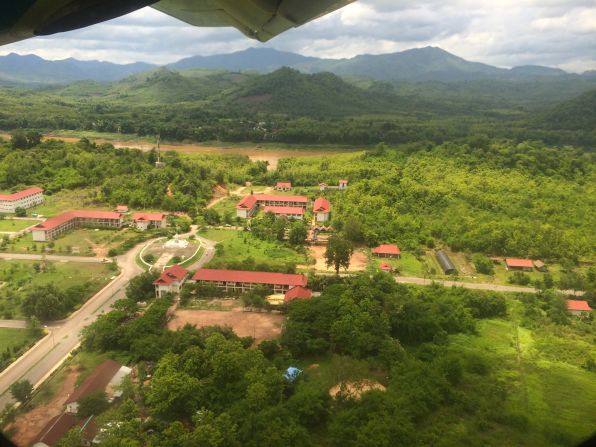 Tweeter @JKezman posted a picture of her descent into Luang Prabang in Laos. 