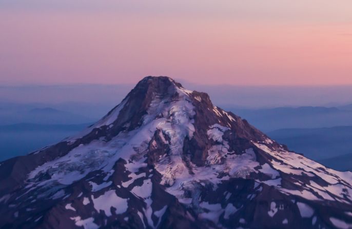 "How could you forget PDX?" crowed Twitter user @C_Koontz. We wouldn't dream of it! The topography over Portland, Oregon is stunning. Mount Hood (pictured) is just 50 miles outside of the city.