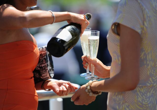 The event is as much about the party atmosphere as the racing itself.