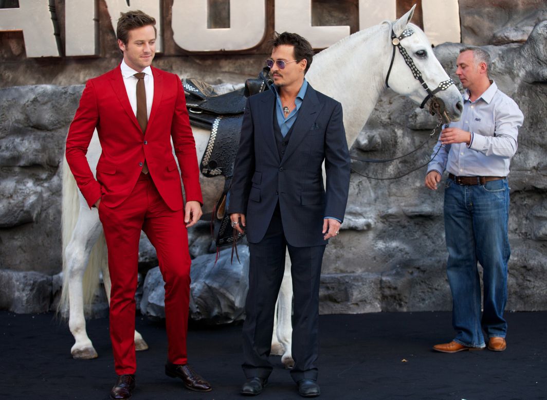 He may be in the news for smuggling his dogs into Australia without permission but actor Johnny Depp (right) also has a soft spot for horses. Depp reportedly adopted a partially blind horse he worked with on the film Sleepy Hollow after hearing it was to be put down.