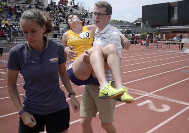 The college student is a runner unlike any other -- every time she competes in a race, she knows she'll collapse in a sobbing heap at the finish line, with numb legs. <a href="index.php?page=&url=https%3A%2F%2Fwww.cnn.com%2F2015%2F05%2F20%2Fsport%2Fkayla-montgomery-multiple-sclerosis-athletics-feat%2Findex.html" target="_blank">Read more</a>