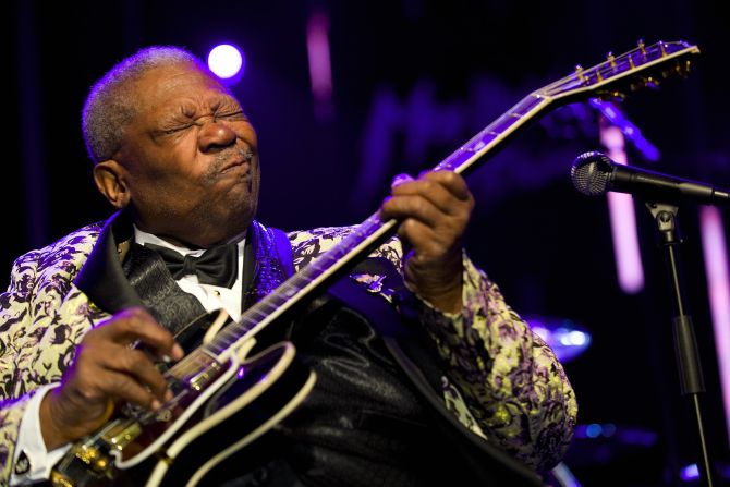 Blues legend <a href="index.php?page=&url=http%3A%2F%2Fwww.cnn.com%2F2015%2F05%2F15%2Fentertainment%2Fbb-king-dead%2Findex.html">B.B. King</a>, who helped bring blues from the margins to the mainstream, died May 14 in Las Vegas, according to his daughter Patty King. Two weeks earlier, it was announced that King was in home hospice care after suffering from dehydration. He was 89.