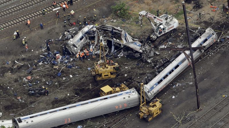 Amtrak train sped up before flying off tracks