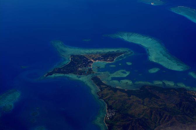 United Nations employee Asaeli Sinusetaki says Fiji is practically made for aerial shots. "Especially when one can see the beautiful tiny islands with white sandy beaches, clear blue waters and the green hills and forests of the bigger islands," he adds. 