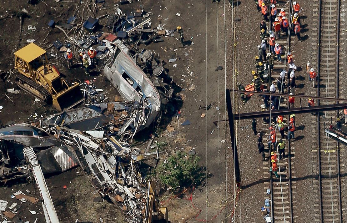 Amtrak train derailment, May 2015.