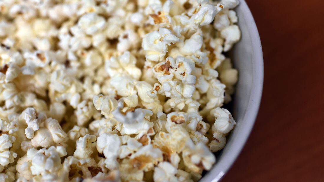 Popcorn is an easy way to add more fiber into your day.