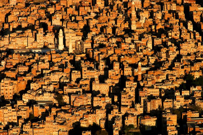 Sanaa's old town is a labyrinth of backstreets that smell of myrrh and incense -- of which Yemen is one of the world's largest producers. <br />It can be a difficult place to negotiate on foot. But working from the air has its challenges too.<br />"Aerial photography is complicated; the weather needs to be good, you need authorizations which is very complicated because a photographer is always seen as a spy in a foreign land, and you need helicopters in a good condition, on site," said Arthus-Bertrand.<br />"So it's expensive -- much more expensive than taking photos on foot or by car."