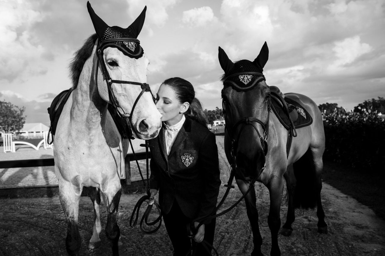 Jessica Springsteen is pushing for Olympic selection in the U.S. showjumping team after completing school at Duke University.