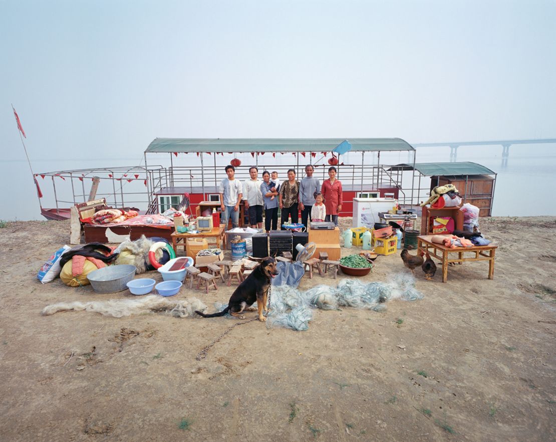 The Sun family currently owns two large steel boats and two small wooden boats, which are worth more than 60,000 yuan altogether. Currently run a floating restaurant, and between this and fishing can bring in more than 30,000 yuan ($9,650) a year. 