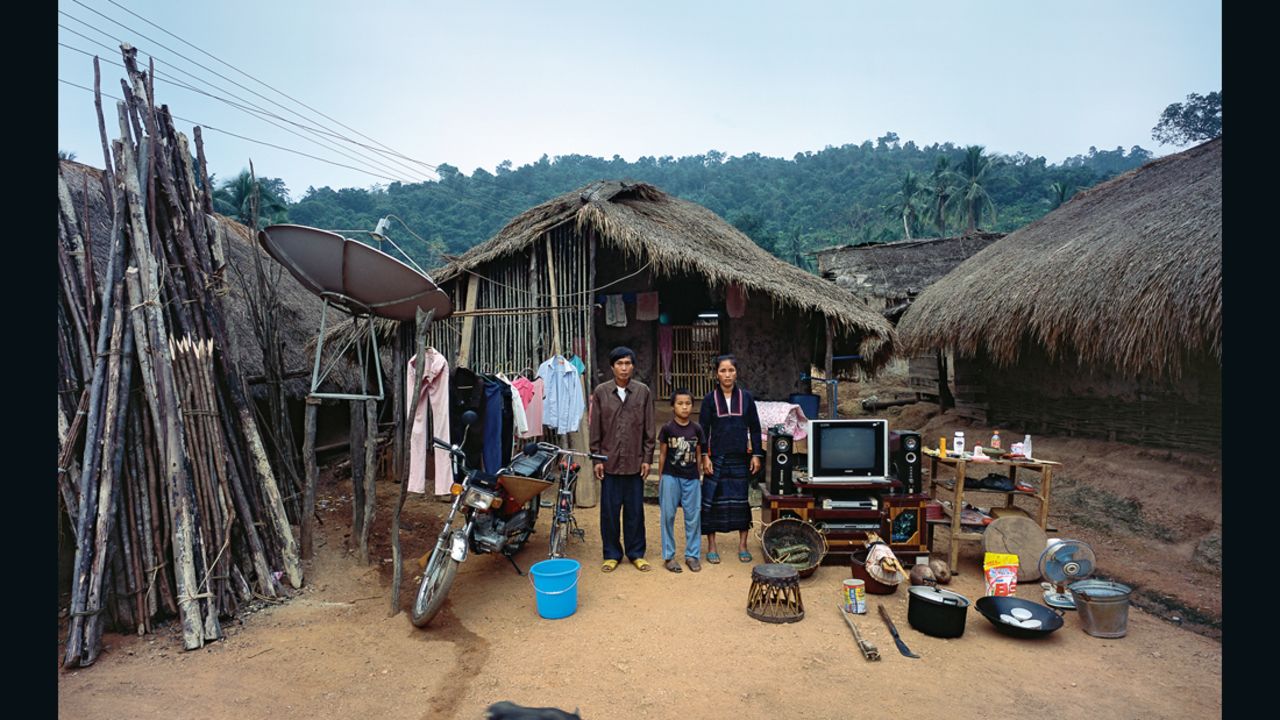 Fu Naguo's family grows rice and sugar cane in Echa village, Dongfang city in Hainan Province.   There only source of income is from selling wild berries they pick from the mountainside, making about 600 yuan ($96) per year.
