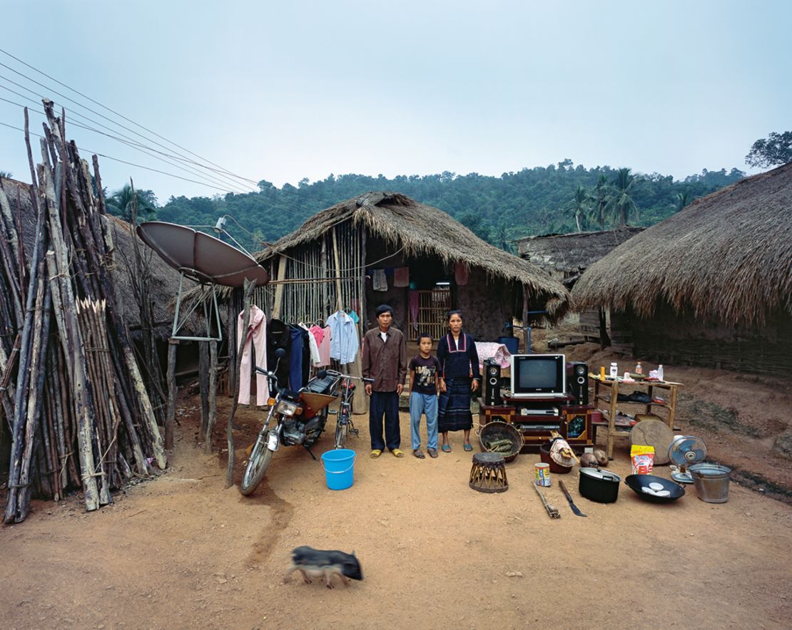 Fu Naguo's family grows rice and sugar cane in Echa village, Dongfang city in Hainan Province.   There only source of income is from selling wild berries they pick from the mountainside, making about 600 yuan ($96) per year.