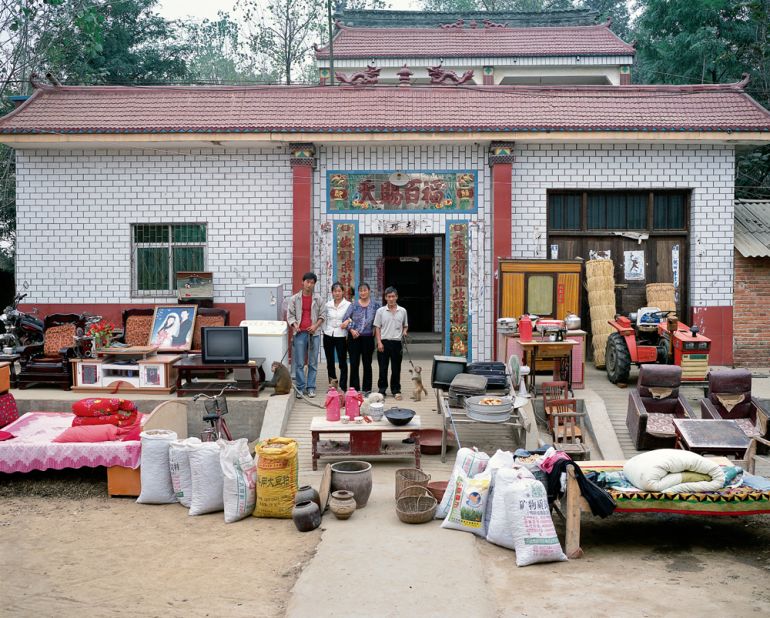 Yang Lingui and his son live in Baowan village, Nanyang city in Henan Province. Every year, during the agricultural off-season, them along with many other villages, take their trained monkeys across China, performing on the streets for money. Yang's family has an annual income of about 30,000 to 40,000 yuan ($6,433).