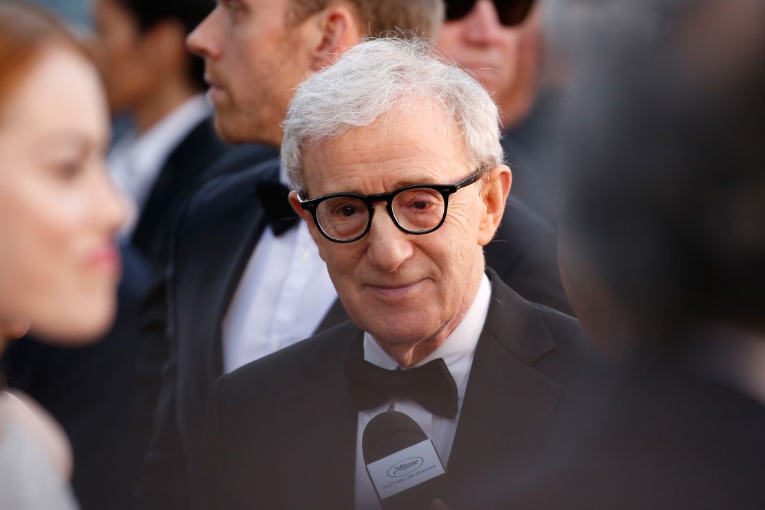 Woody Allen attends the premiere of "Irrational Man" during the 68th annual Cannes Film Festival on May 15, 2015.