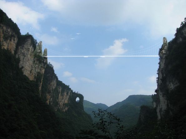 Zhangjiajie National Forest Park is China's first forest reserve. The area is home to striking sandstone and quartz cliffs. 