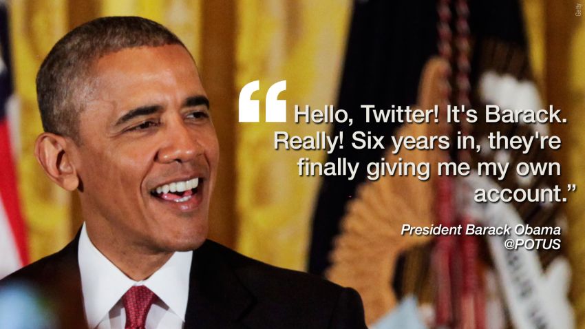 Although he and the White House already had Twitter accounts, Barack Obama wasn't given his own President of the United States account on Twitter until May 18, 2015. Within hours he was approaching one million followers -- and conspicuously following almost every Chicago sports team except the rival Cubs