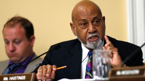 Rep. Alcee Hastings (D-FL) speaks during a debate at a committee meeting July 29, 2014 at the U.S. Capitol.