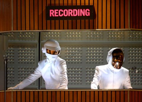 French electronic duo Daft Punk often add robotic effects to their voices -- unsurprisingly given their personas -- and have used Auto-Tune very prominently in their dance hit <a href="https://www.youtube.com/watch?v=FGBhQbmPwH8" target="_blank" target="_blank"><em>One More Time</em></a><em>.</em>