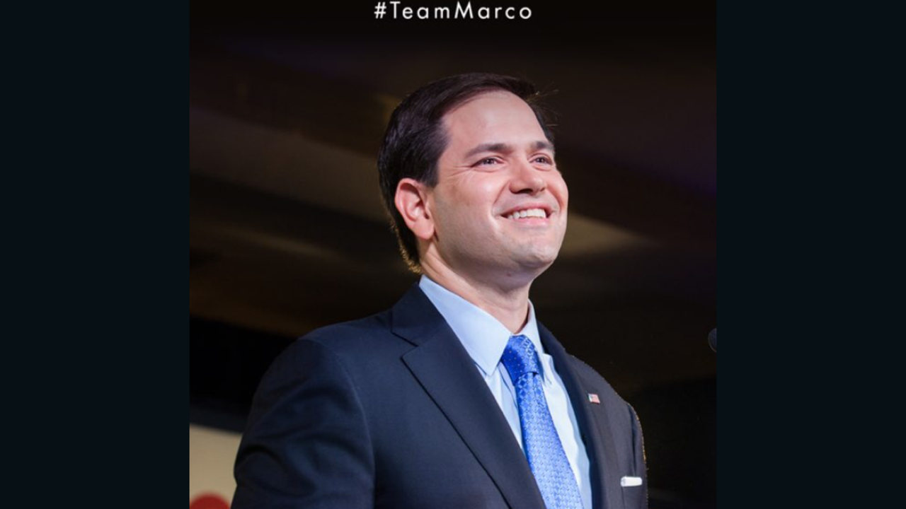 Republican presidential hopeful Marco Rubio joins Snapchat