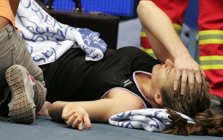 Pierce suffered two serious injuries in 2006 -- the latter in Austria in October would prove to be her last competitive action as a professional.